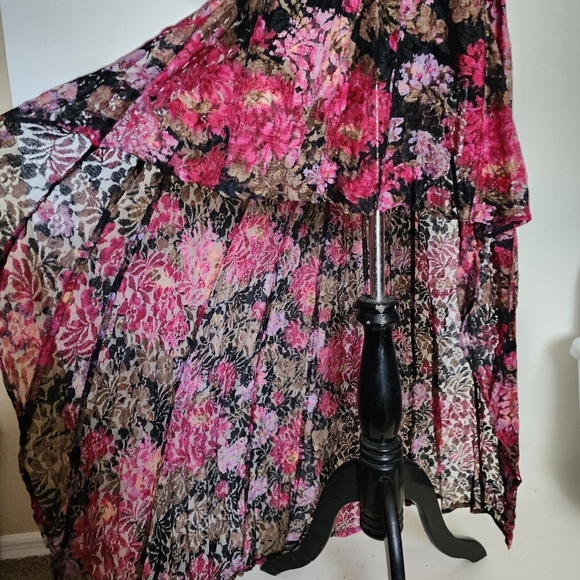 Vintage lace floral high low dress - Picture 2 of 13
